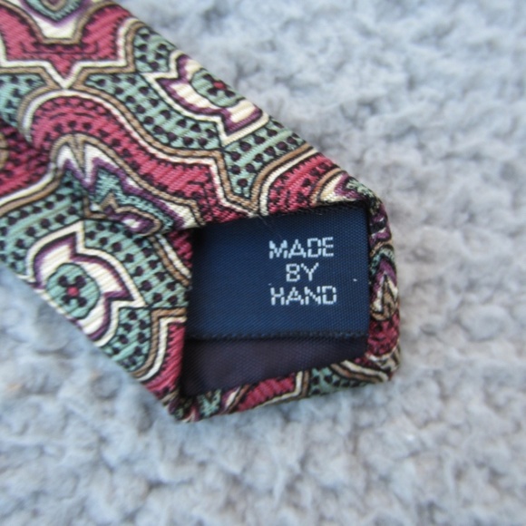 Polo Ralph‎ Lauren Vintage Handmade Ties Silk Floral Lot Of 3 made in USA - Picture 11 of 17